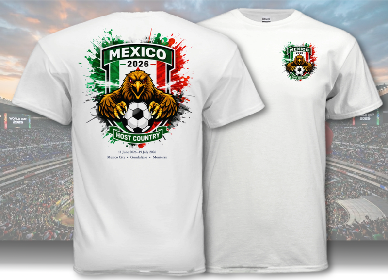 Mexico Team Gear Host Country LIMITED EDITION T-Shirt - 2026 Soccer Fan Gear-zoom-