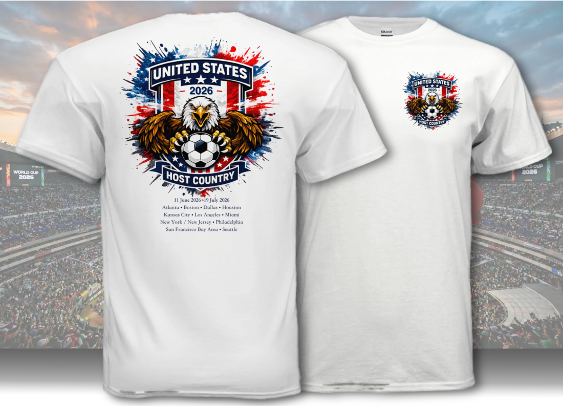 USA Team Gear Host Country LIMITED EDITION T-Shirt - 2026 Soccer Fan Gear